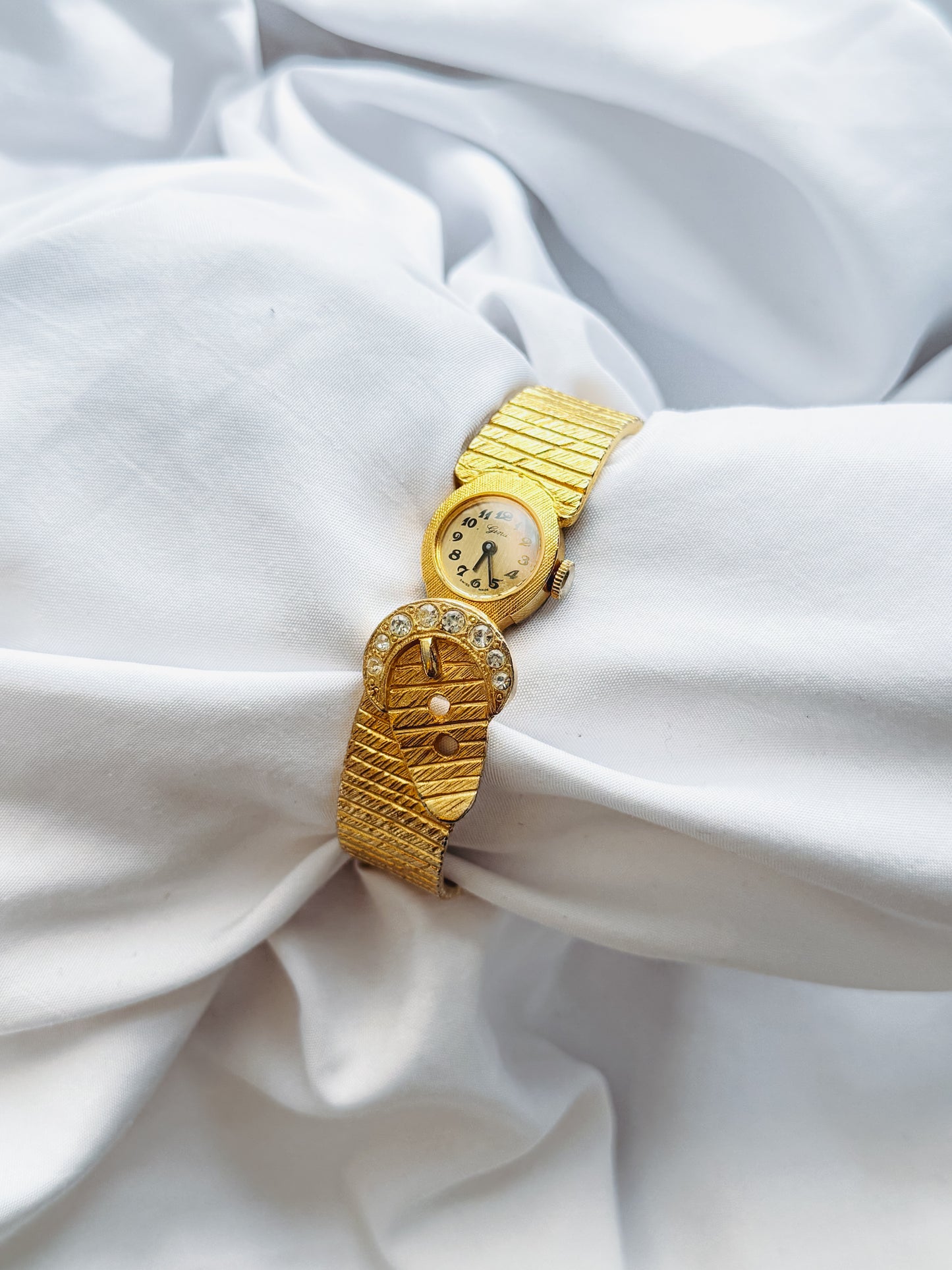 Gold - 1950s RARE Buckle Cocktail Watch