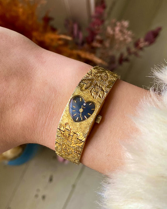 RARE 1970s Heart-Shaped Everite Watch