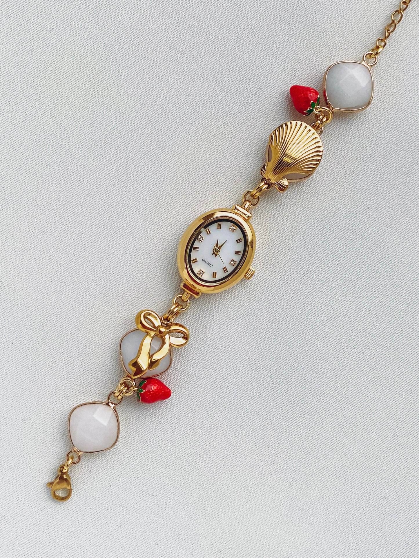 Gold - Strawberry Watch