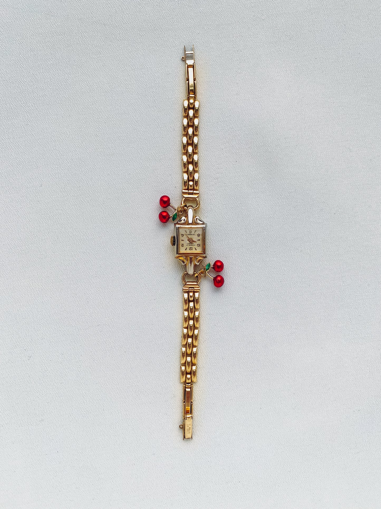 Gold Cherry Watch