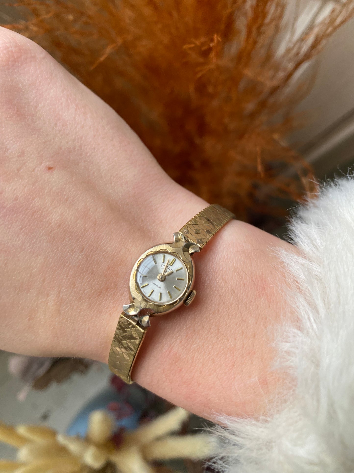 Antique Gold Plated Rotary watch from 1930s-40s