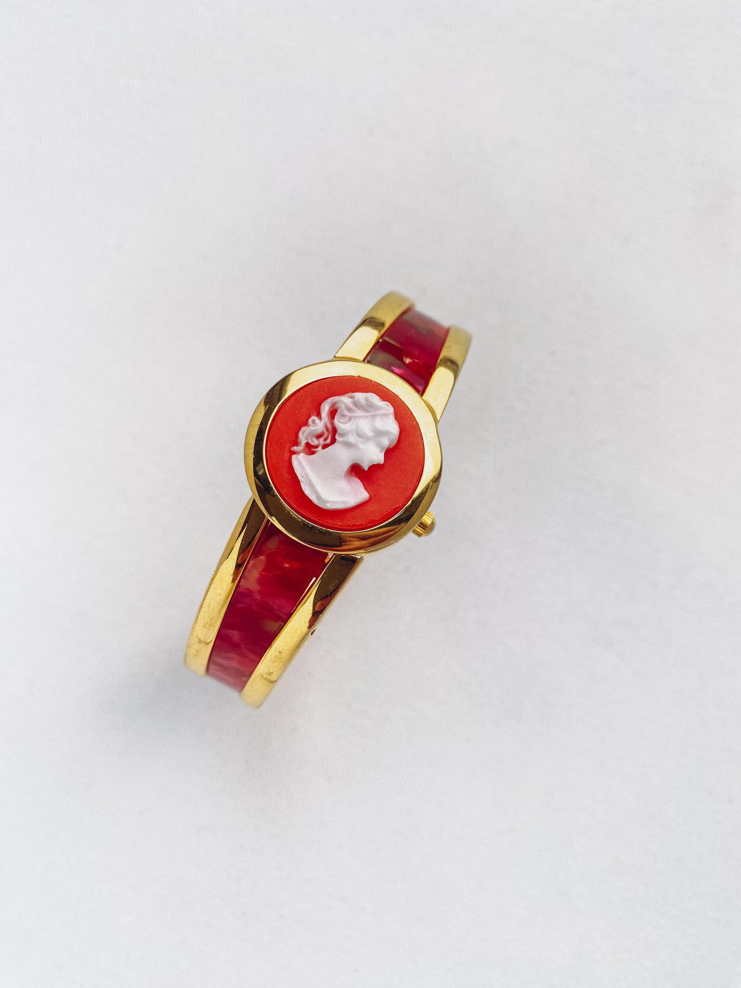 Gold - Cameo Watch Bangle