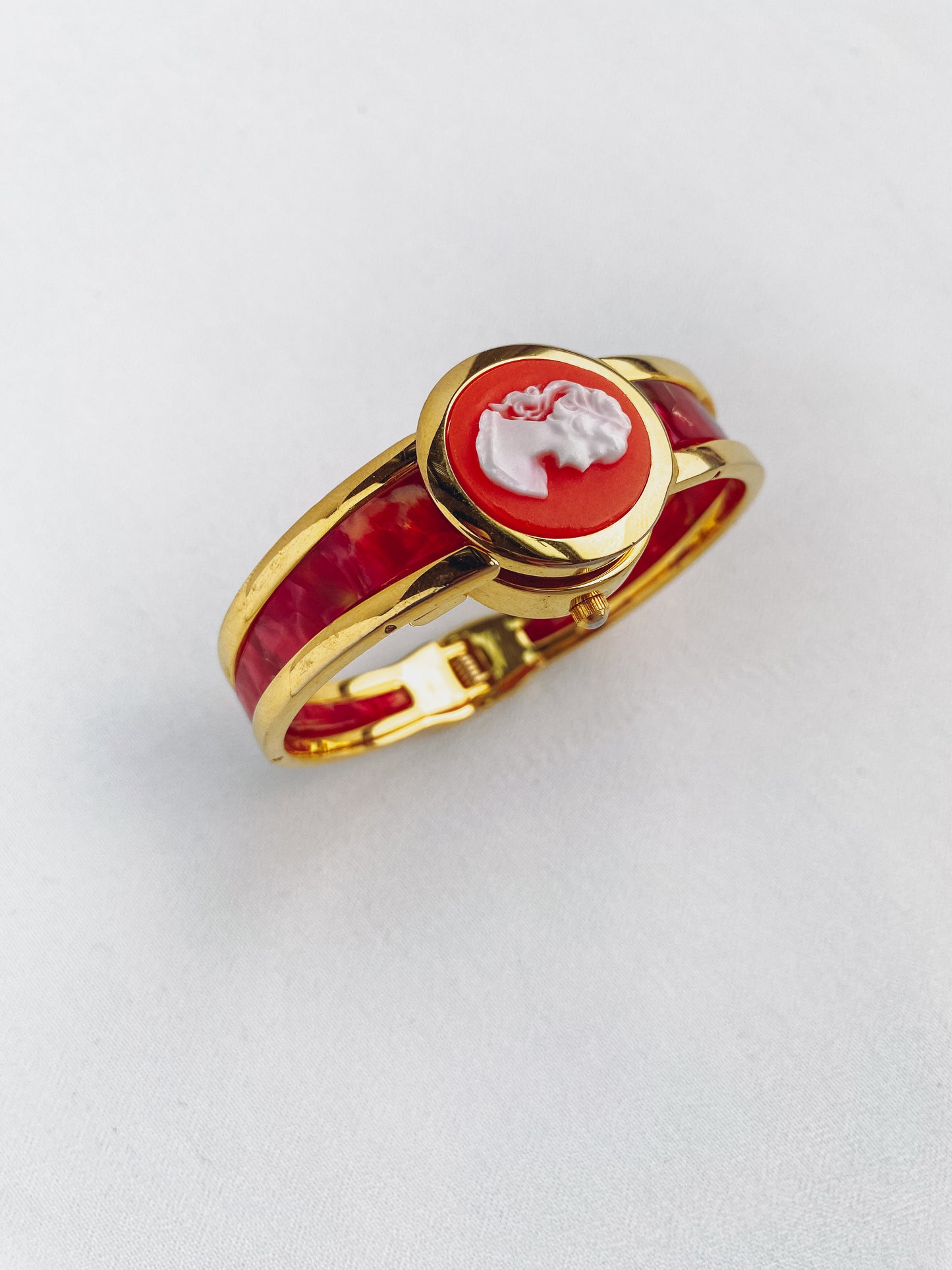 Gold - Cameo Watch Bangle