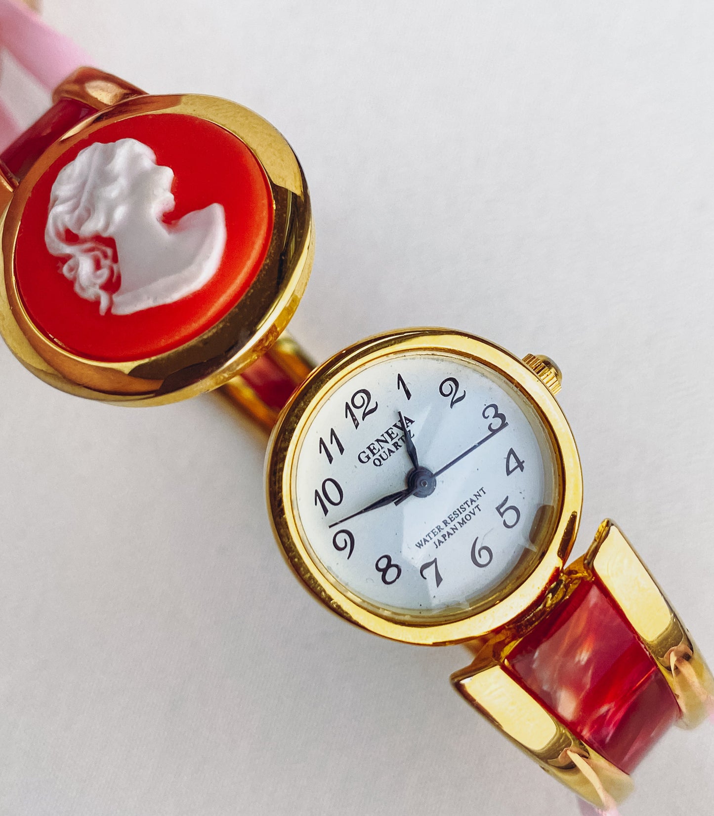 Gold - Cameo Watch Bangle