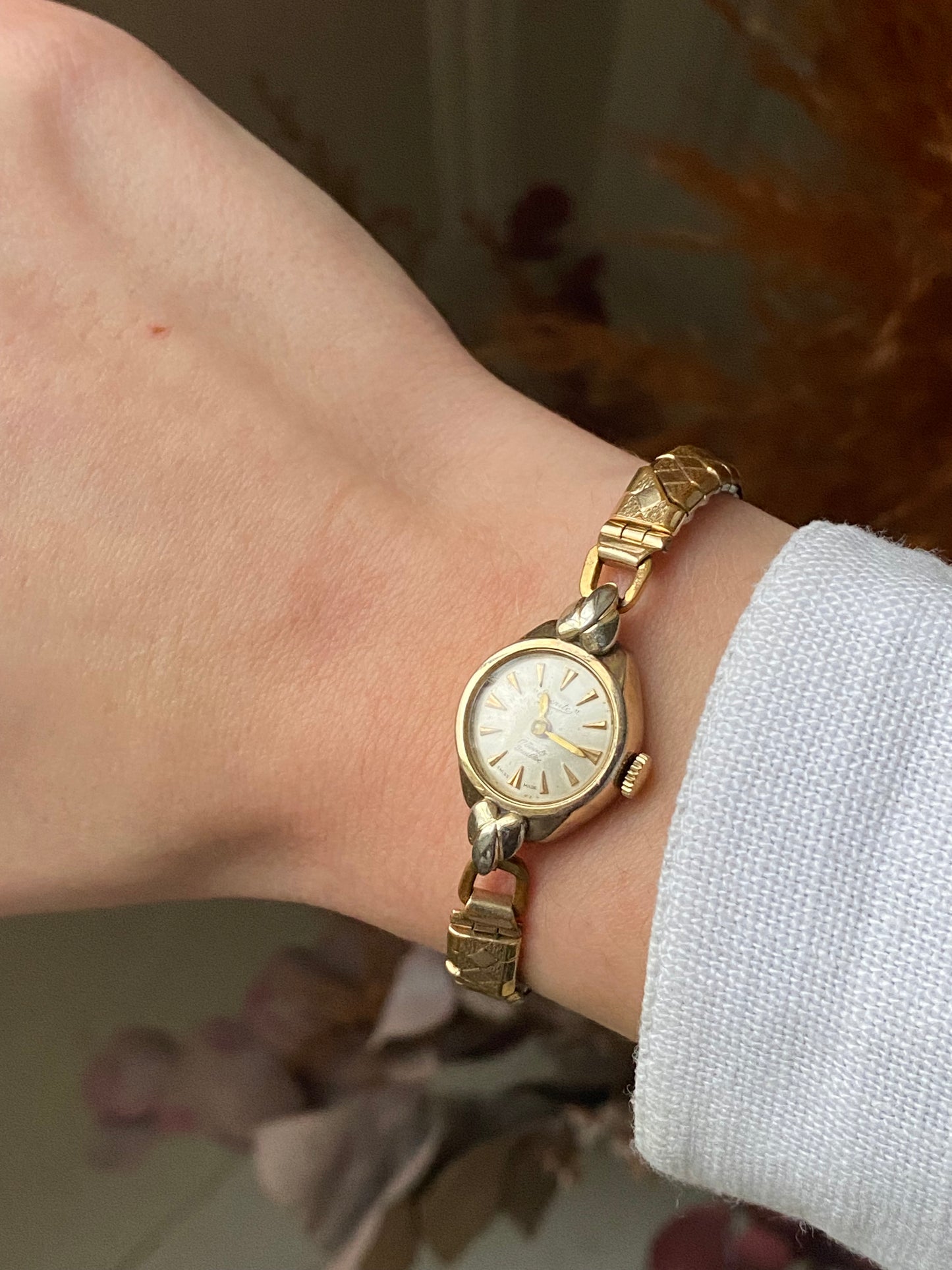 Antique Everite 1930s Gold Plated Watch