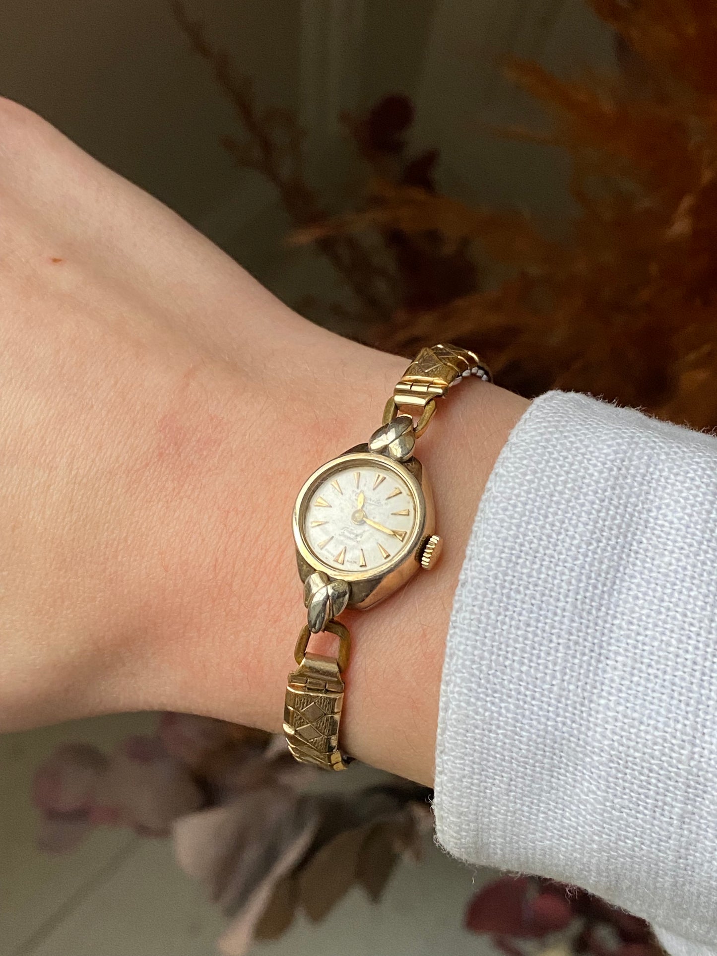 Antique Everite 1930s Gold Plated Watch