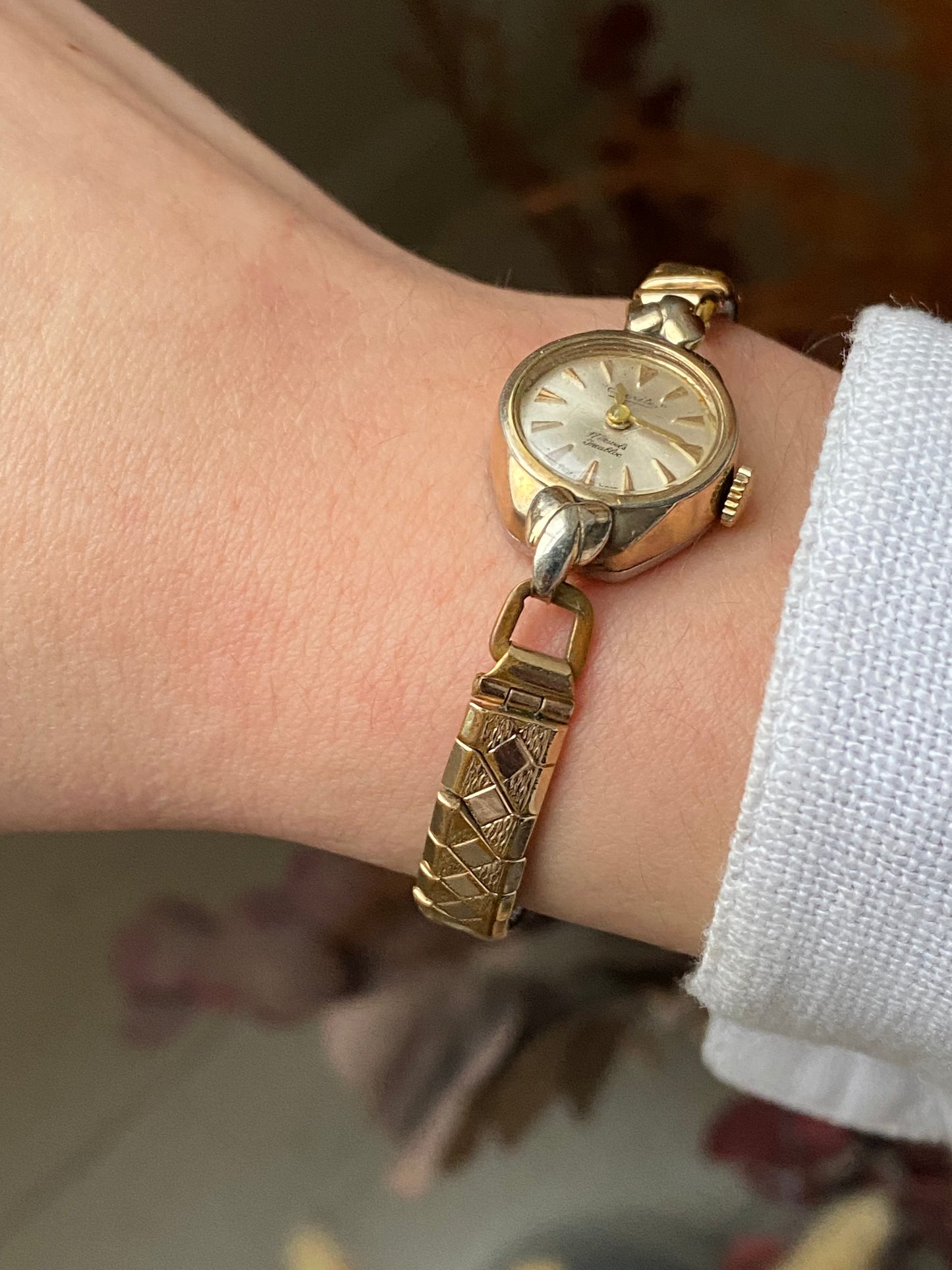 Antique Everite 1930s Gold Plated Watch