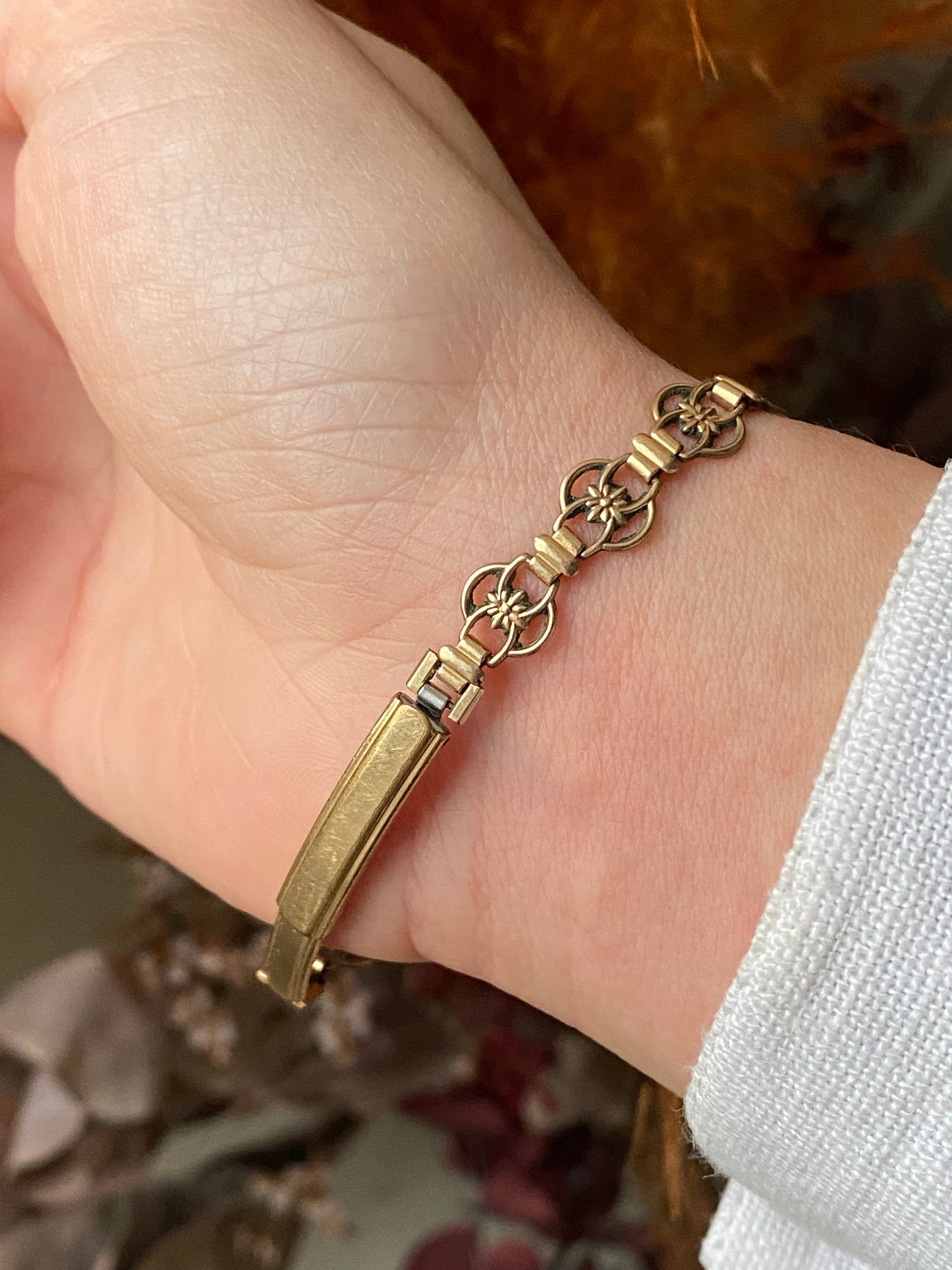Vintage 1940s Gold Plated Rotary Watch