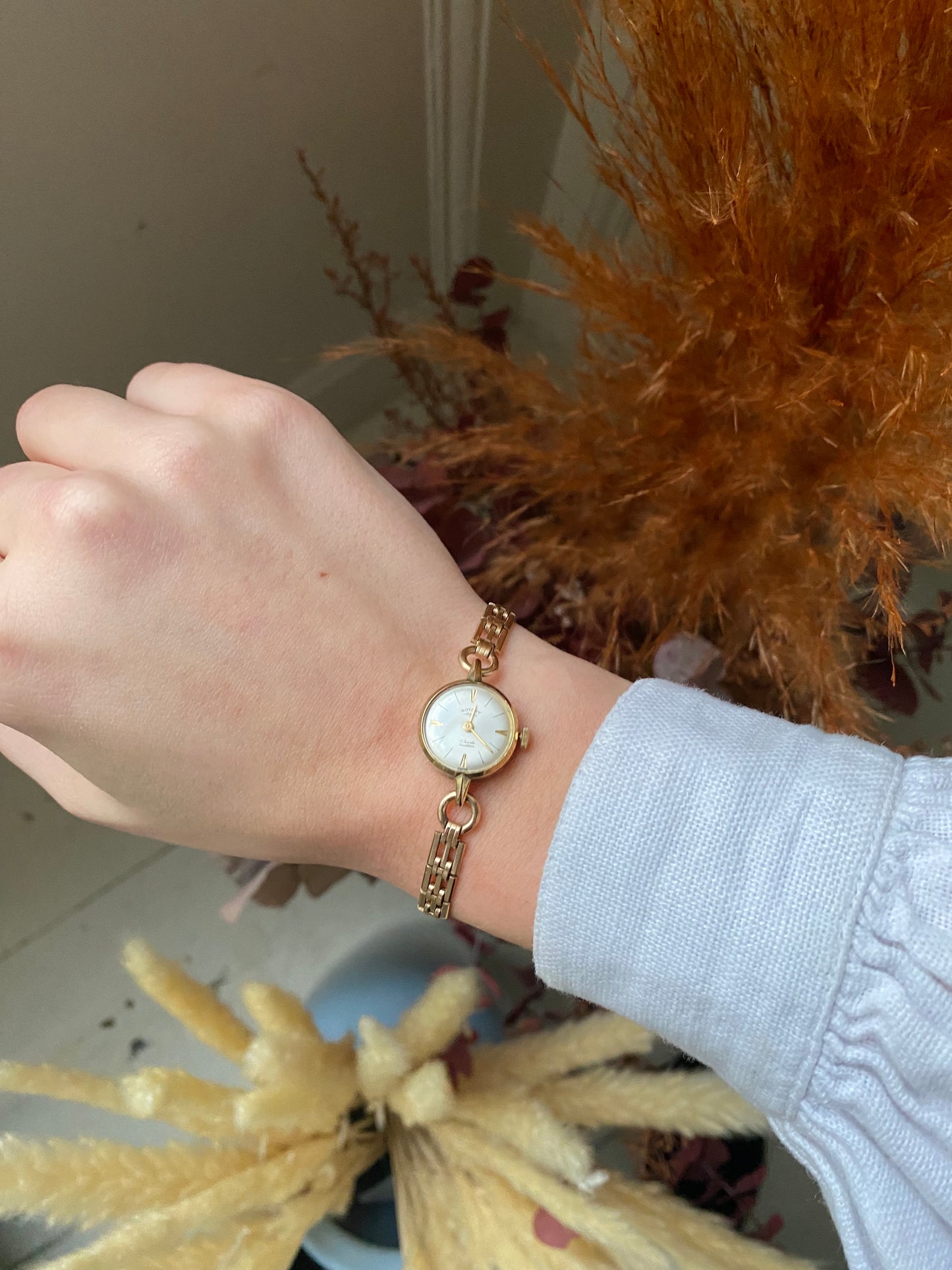 Vintage 1940s Gold Plated Rotary Watch