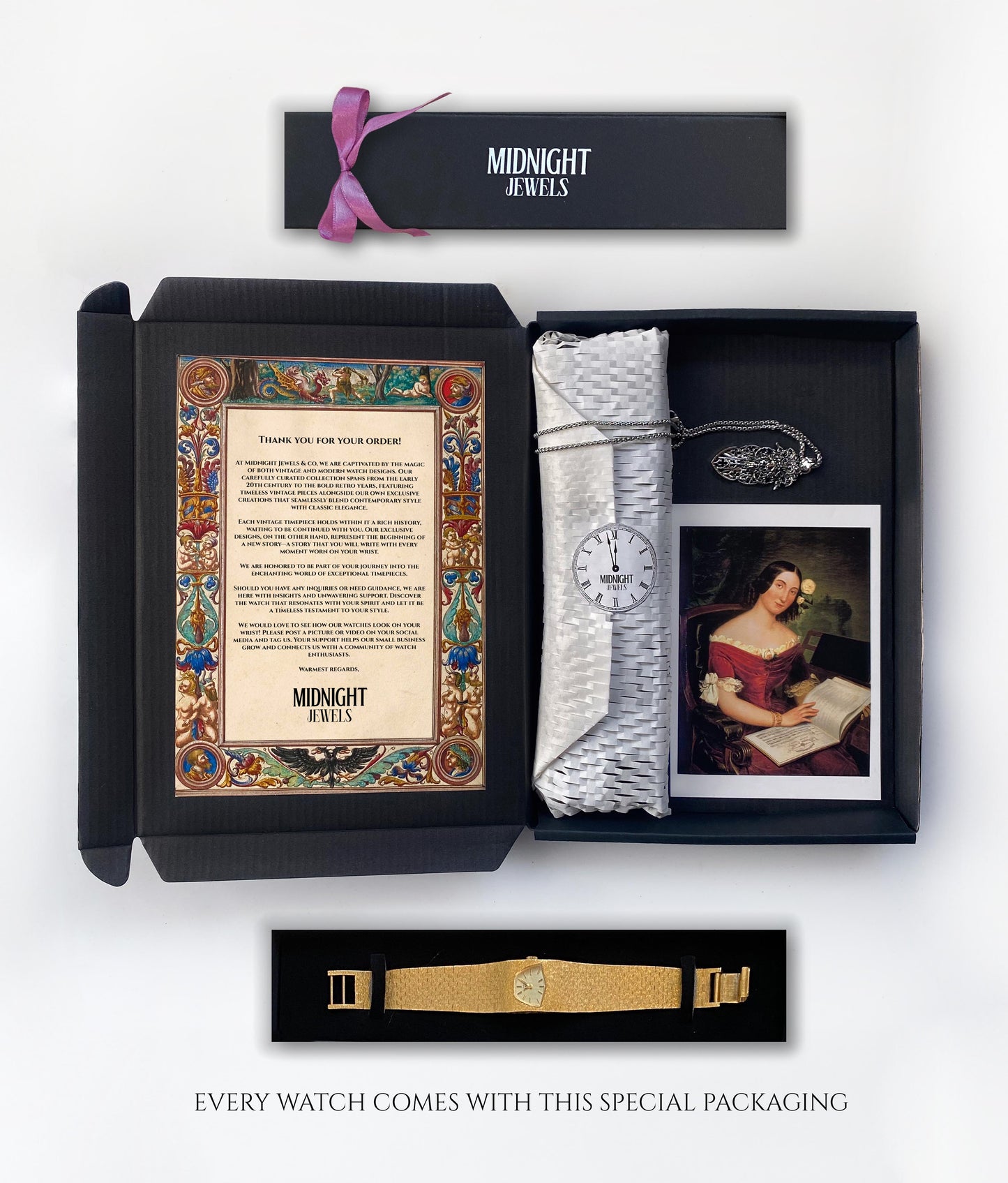 Gold - Genuine Turquoise Watch