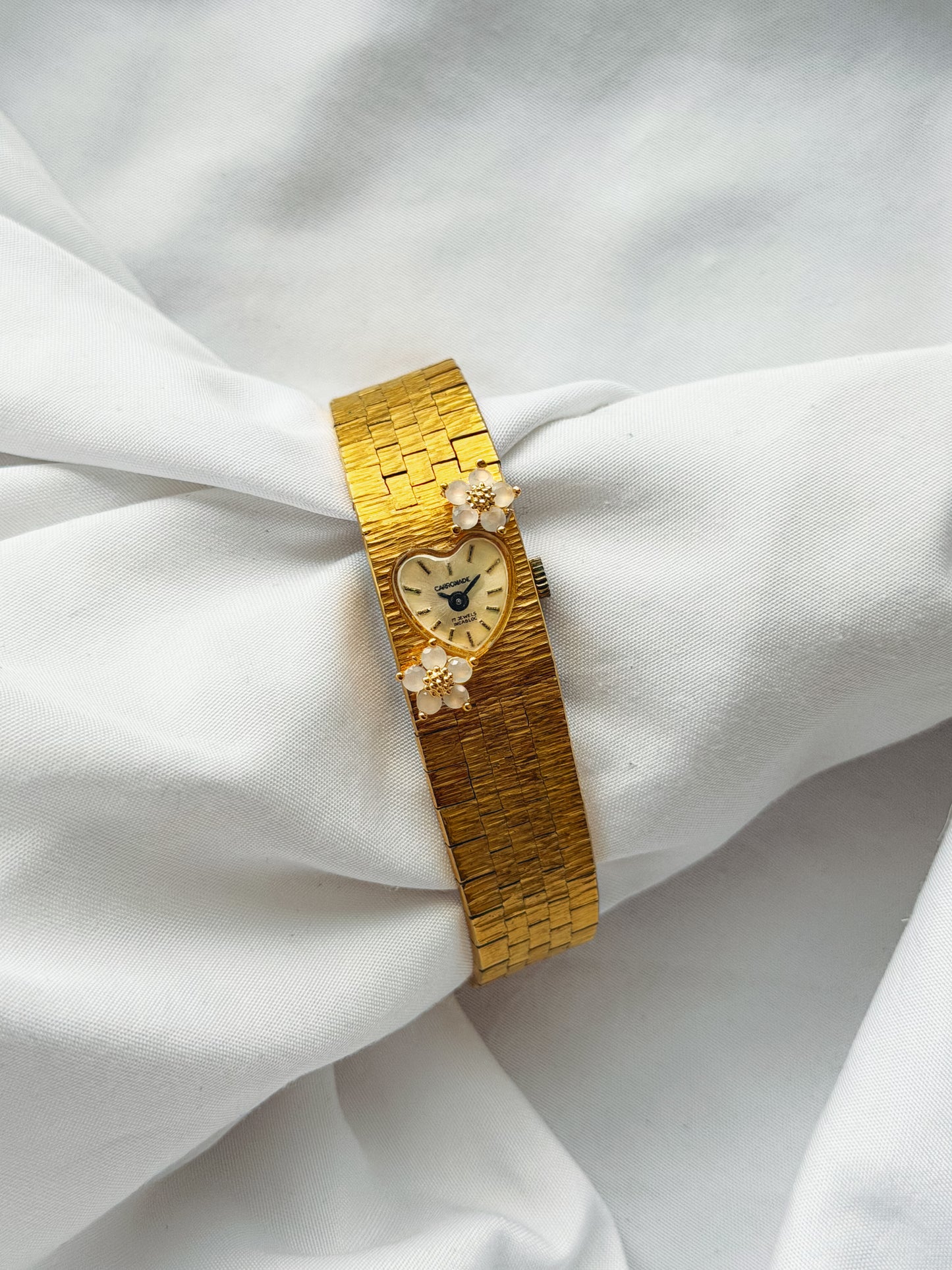 Gold - 1950s RARE Floral Watch