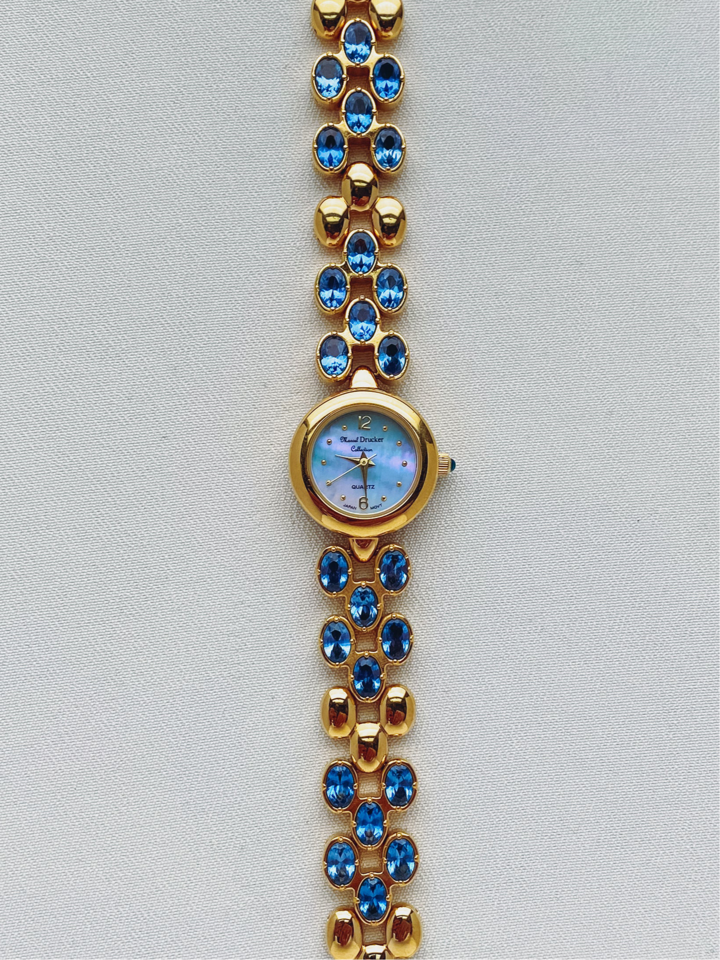 Gold - Marcel Drucker Ocean Blue Gemstone Watch