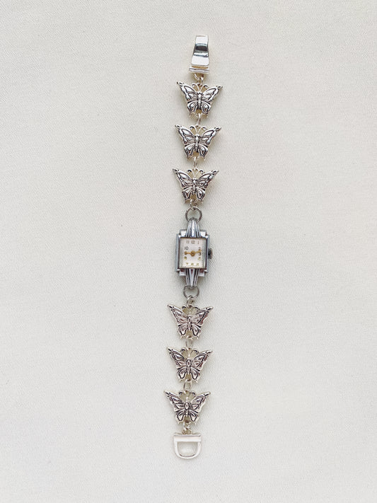 Silver - Butterfly Watch