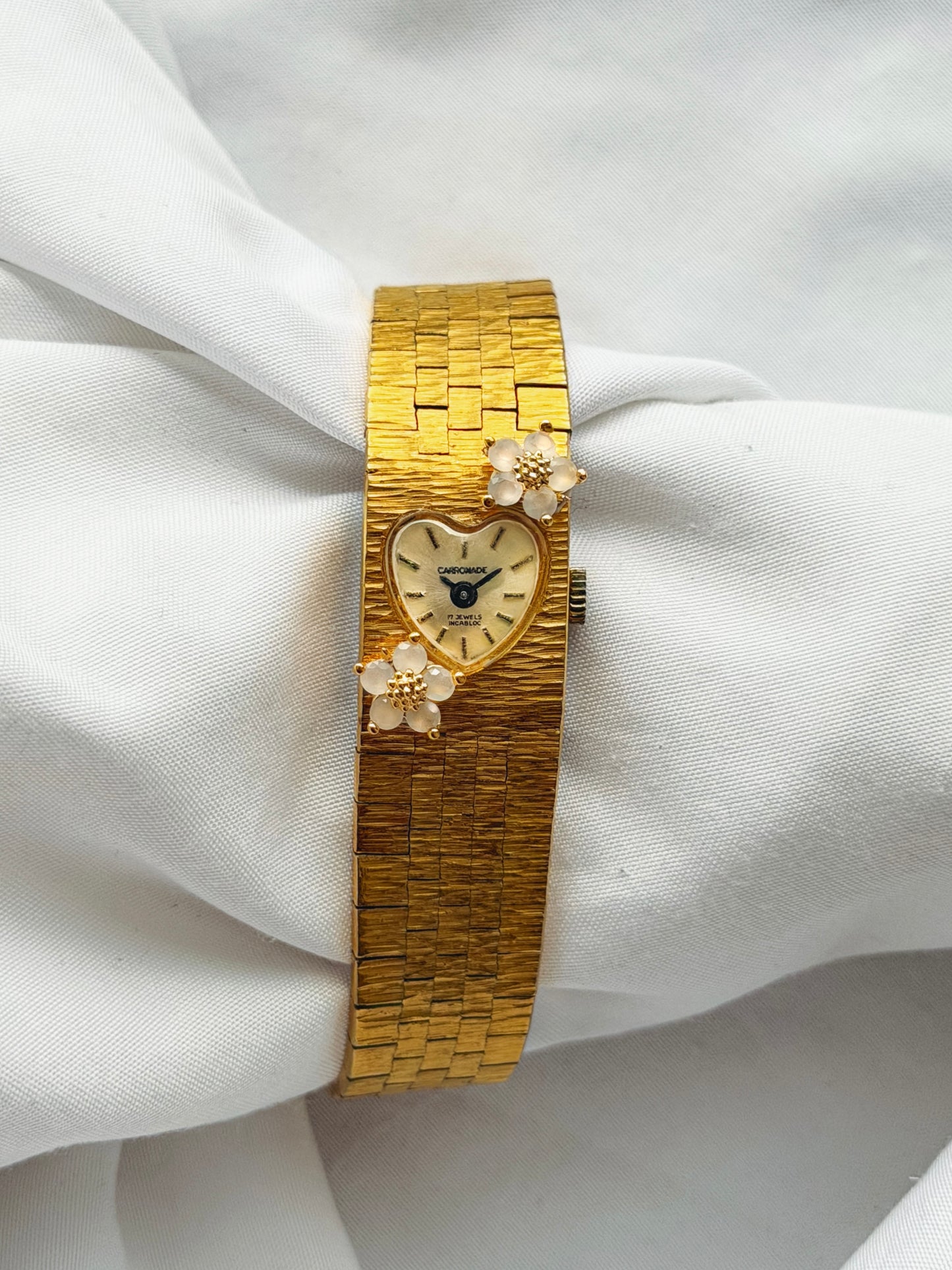 Gold - 1950s RARE Floral Watch