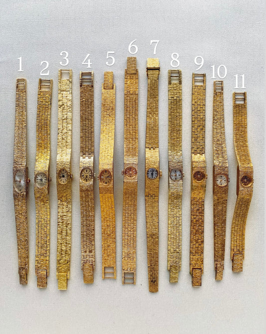 GOLD - 1960s VINTAGE WATCHES