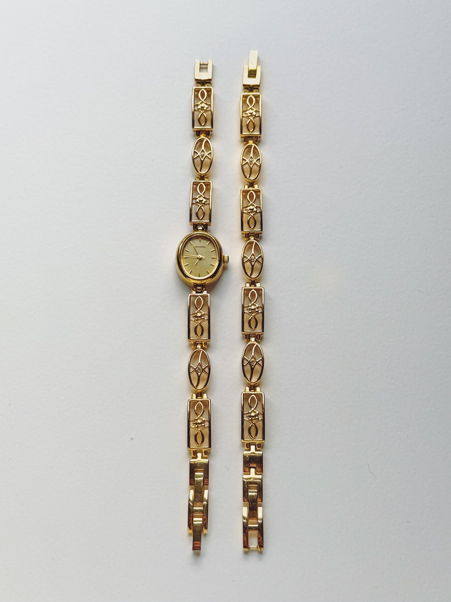 Gold Vintage Watch with Matching Bracelet