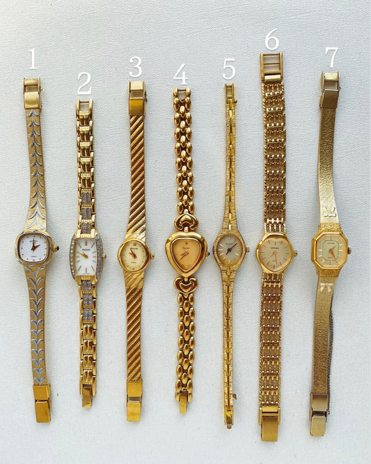 GOLD - VINTAGE WATCHES