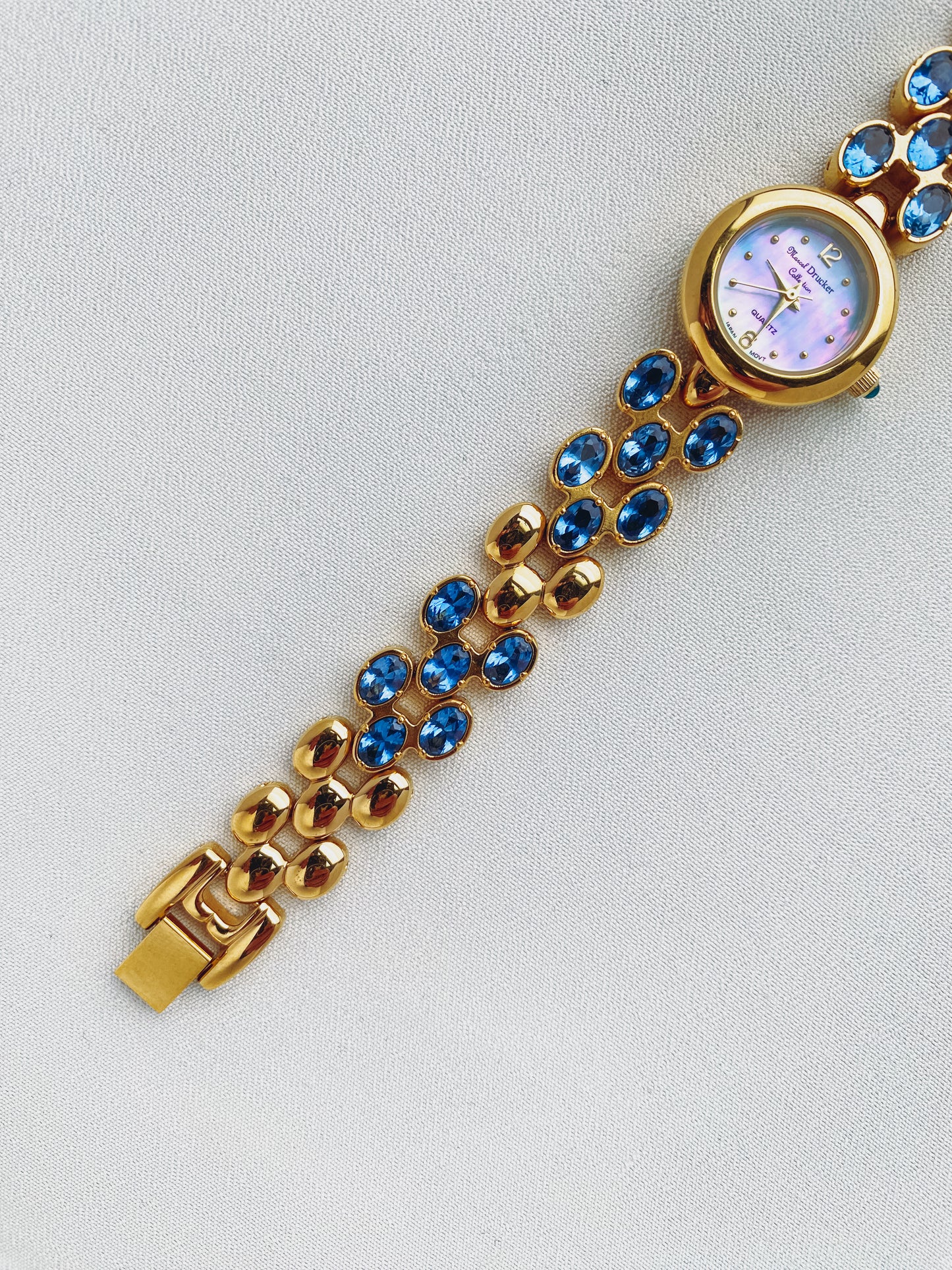 Gold - Marcel Drucker Ocean Blue Gemstone Watch