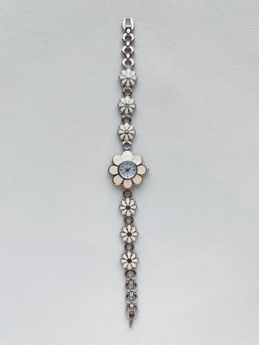 Silver - Rare Floral Watch