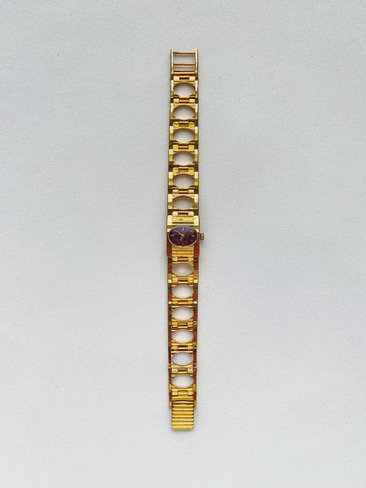 Rotary Gold Tone Tank watch