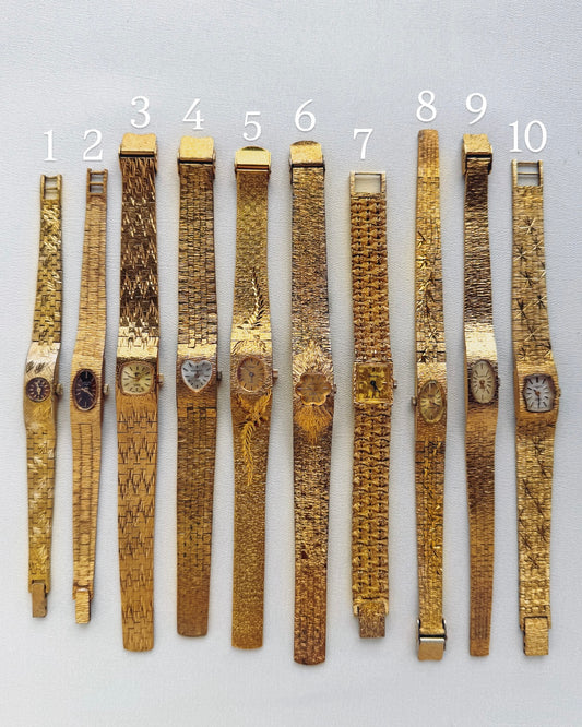 GOLD - VINTAGE WATCHES - I