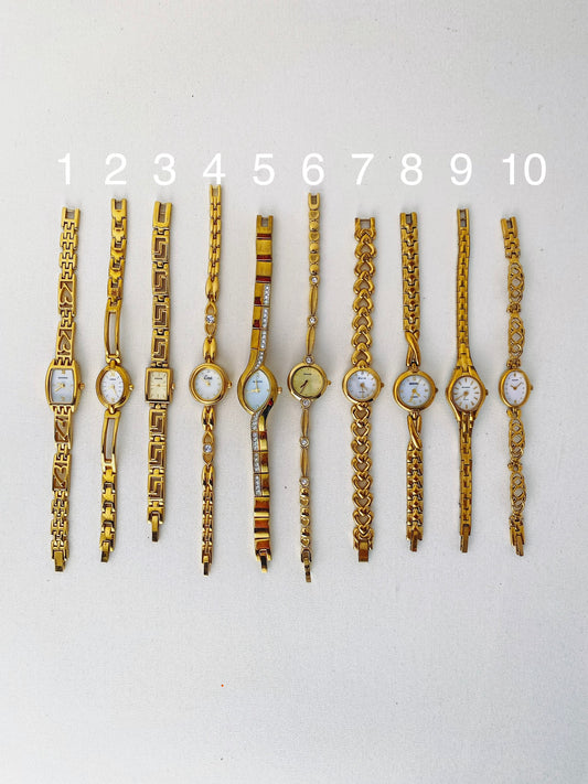 GOLD - DAINTY VINTAGE WATCHES