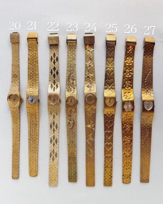 GOLD - VINTAGE WATCHES - III
