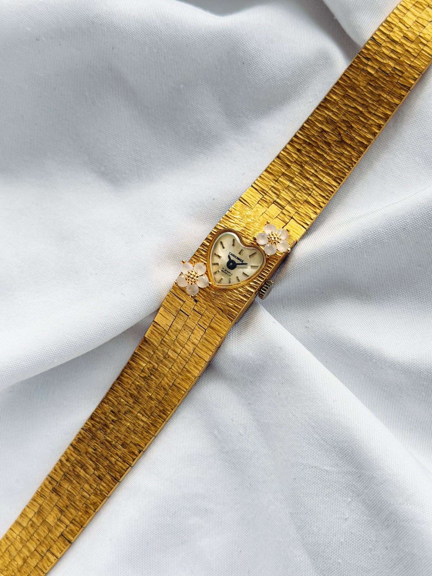 Gold - 1950s RARE Floral Watch