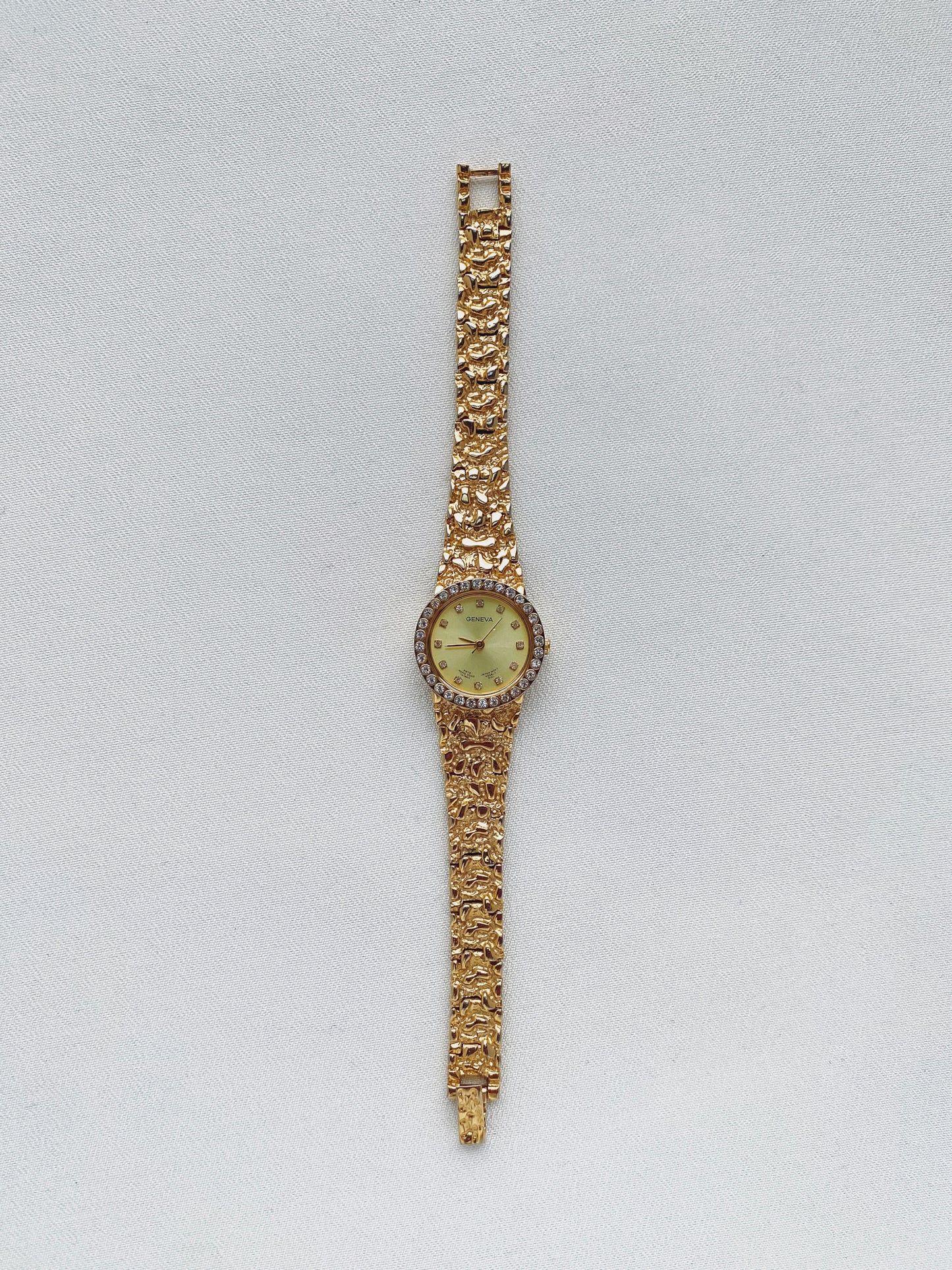 Gold - Textured Bracelet Watch