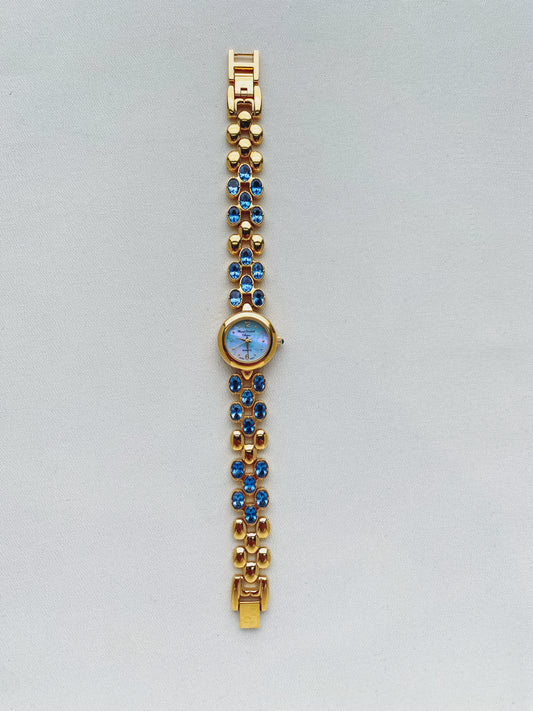 Gold - Marcel Drucker Ocean Blue Gemstone Watch