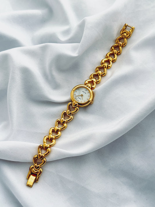 Gold - 1990s Avia Heart Watch