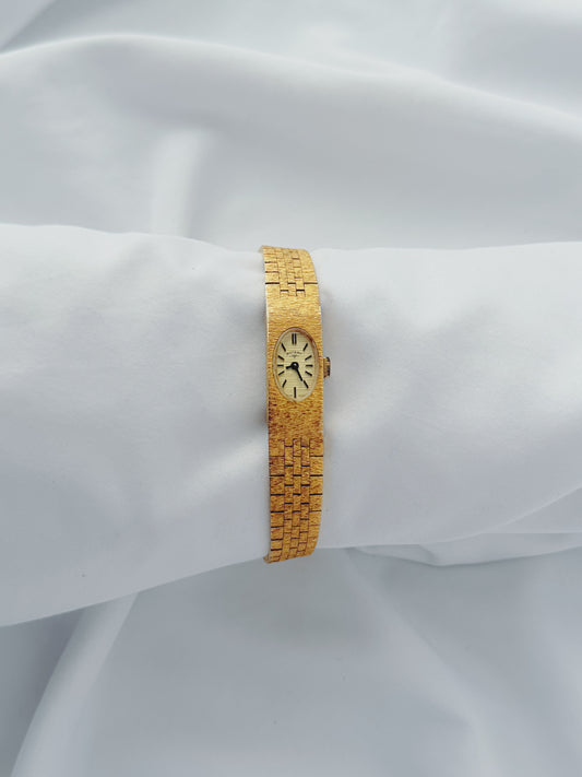 Gold - Vintage 1960s Slim Rotary Watch