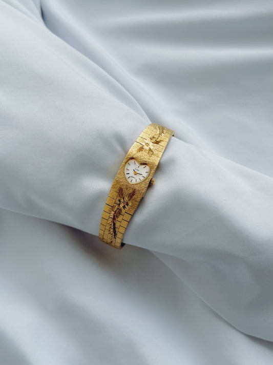 Gold - RARE Heart-Shaped Watch