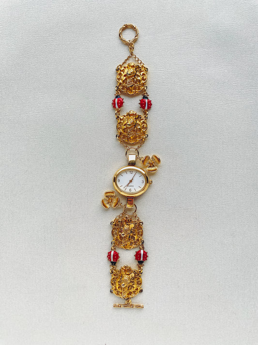 Gold - Deer & Ladybug Watch