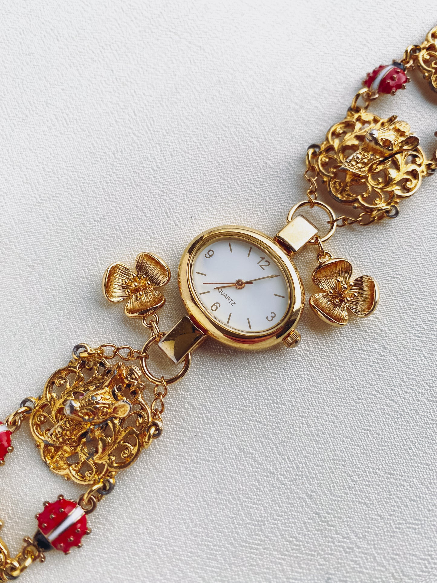Gold - Deer & Ladybug Watch