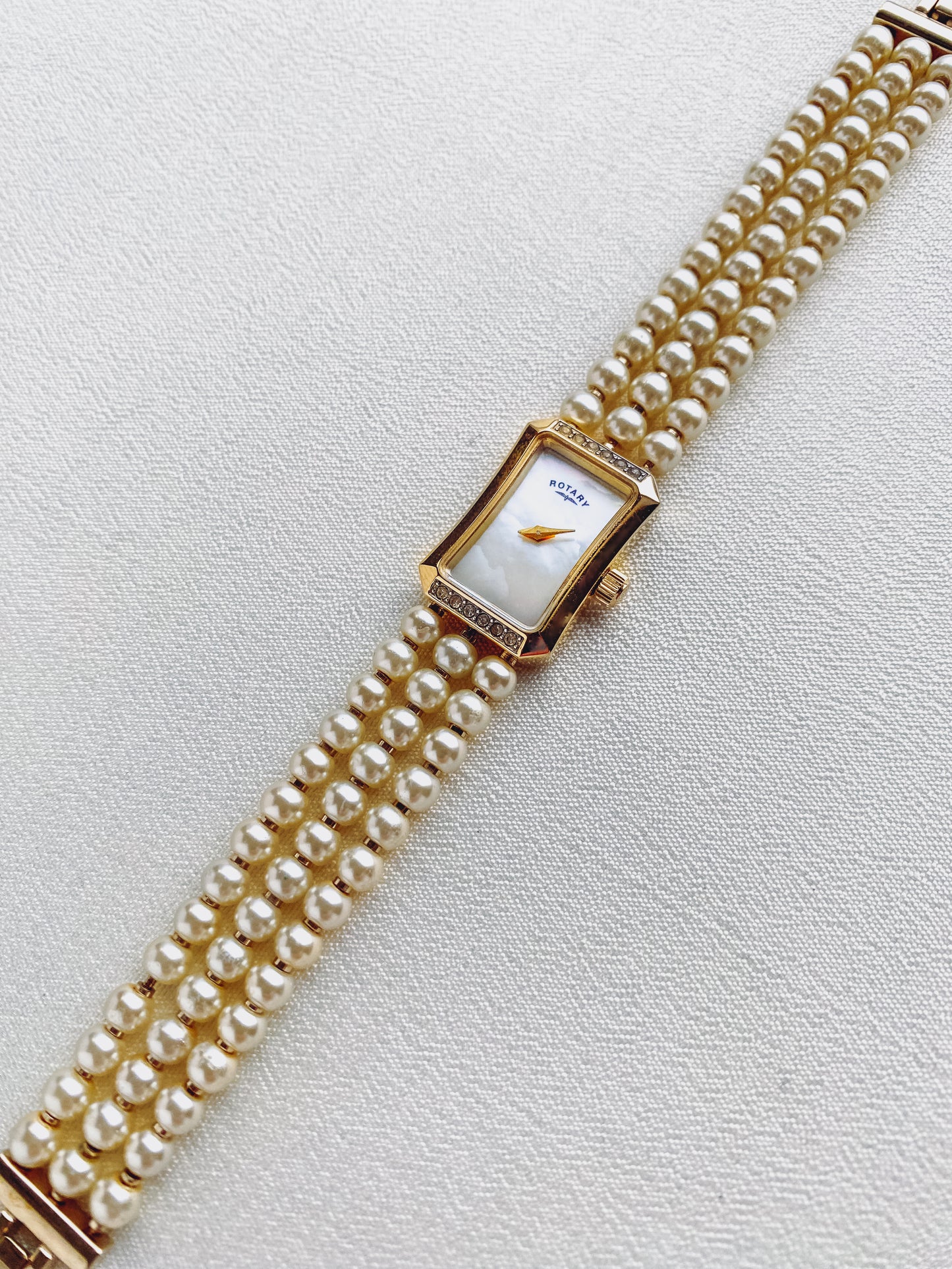 Gold - Rotary 1980s Pearl Watch