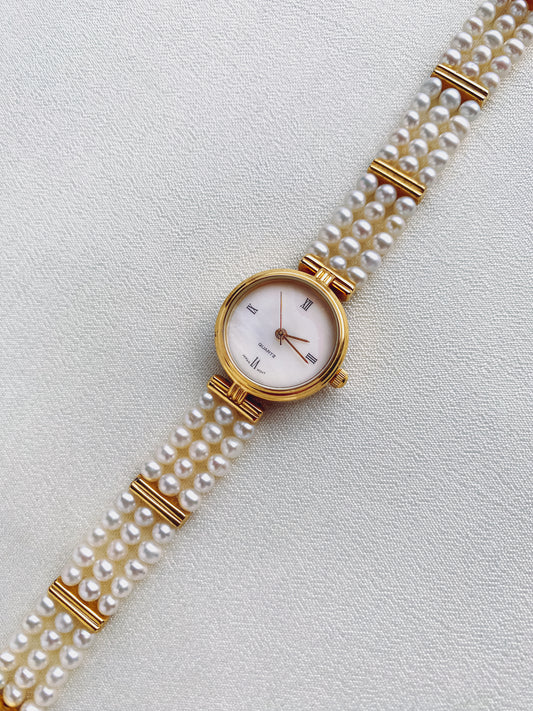 Gold - Pearl Watch