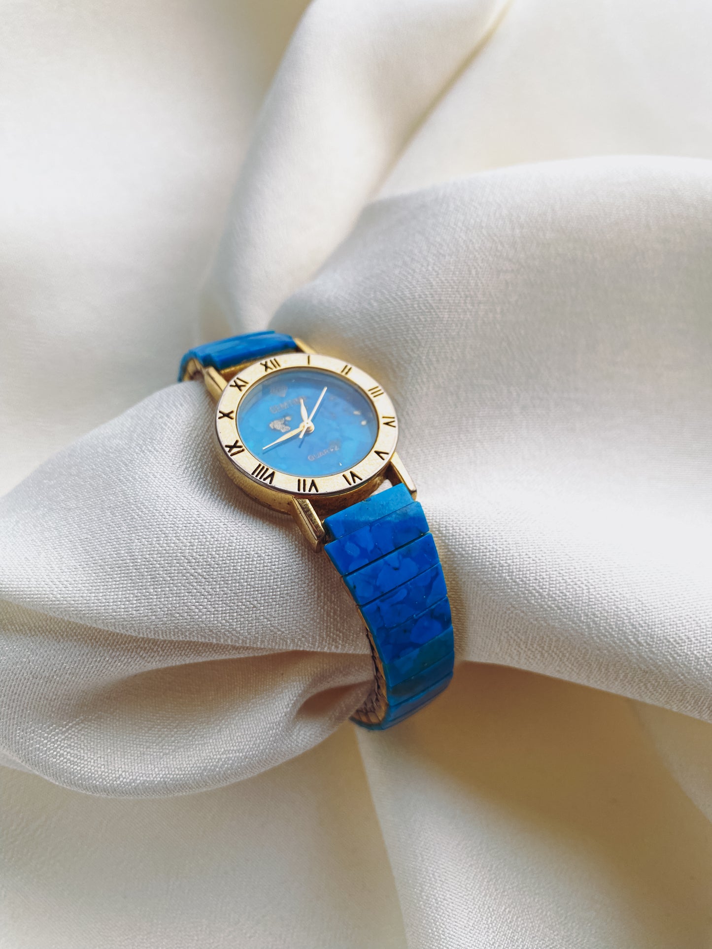 Gold - Genuine Turquoise Watch