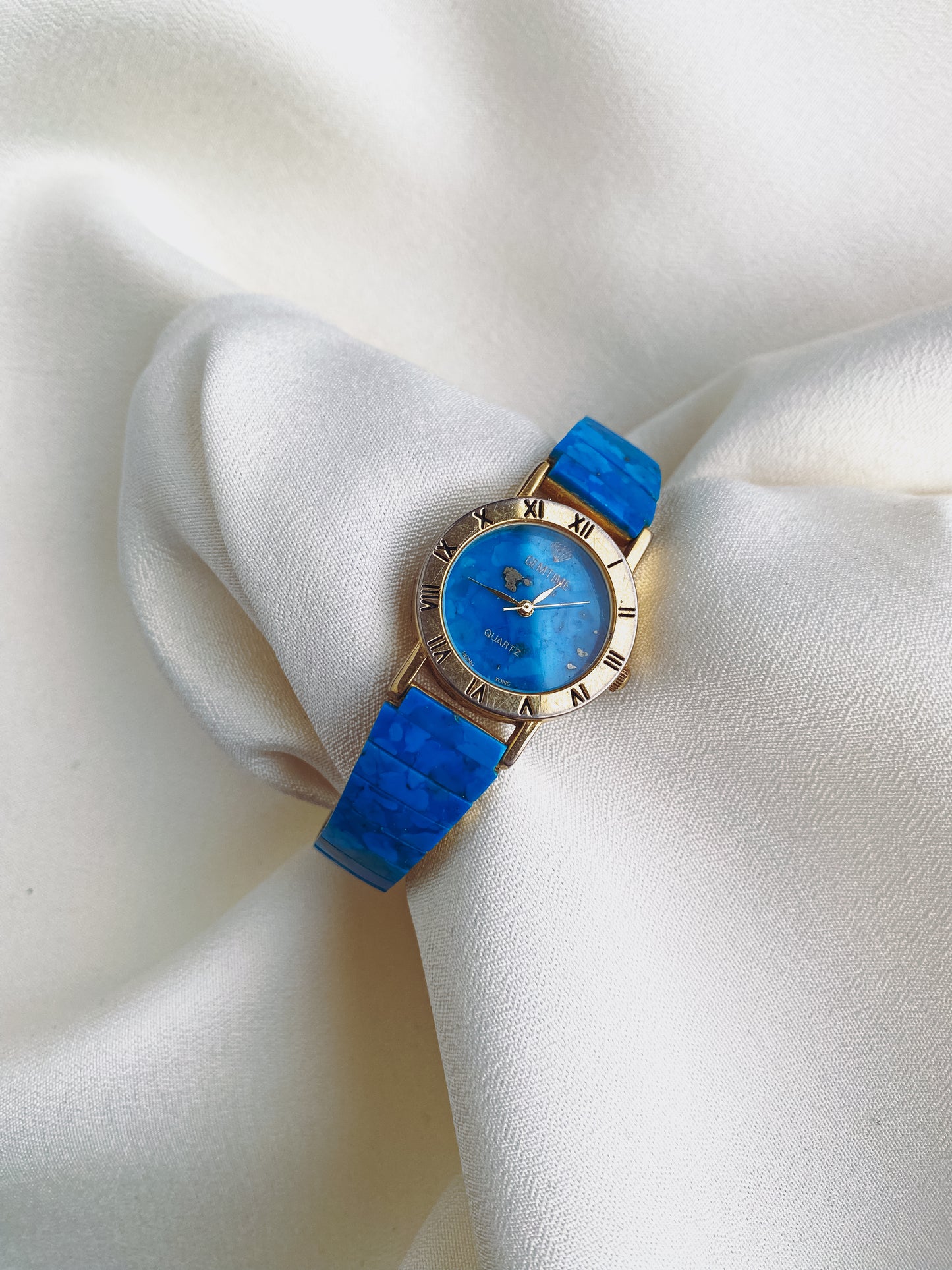 Gold - Genuine Turquoise Watch