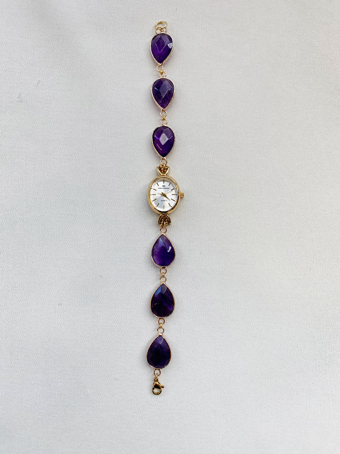 Gold - Amethyst Watch