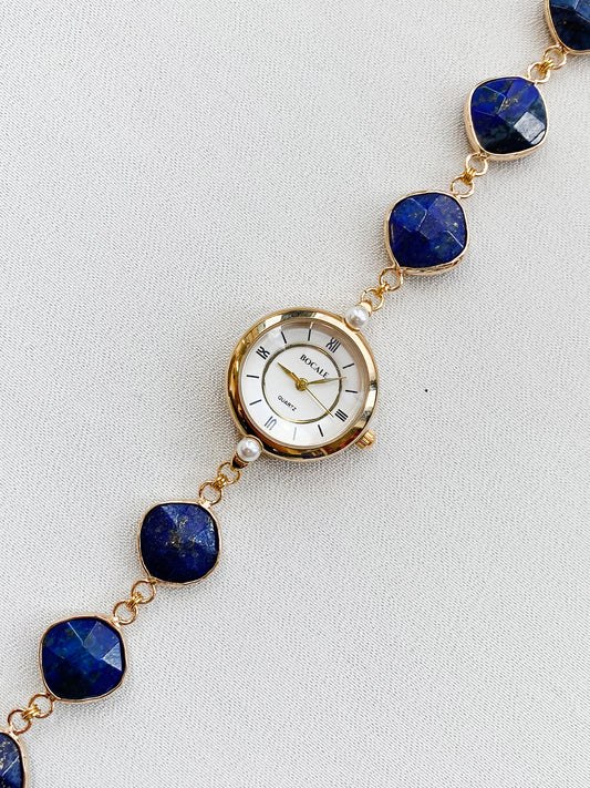 Gold - Lapis Lazuli Watch