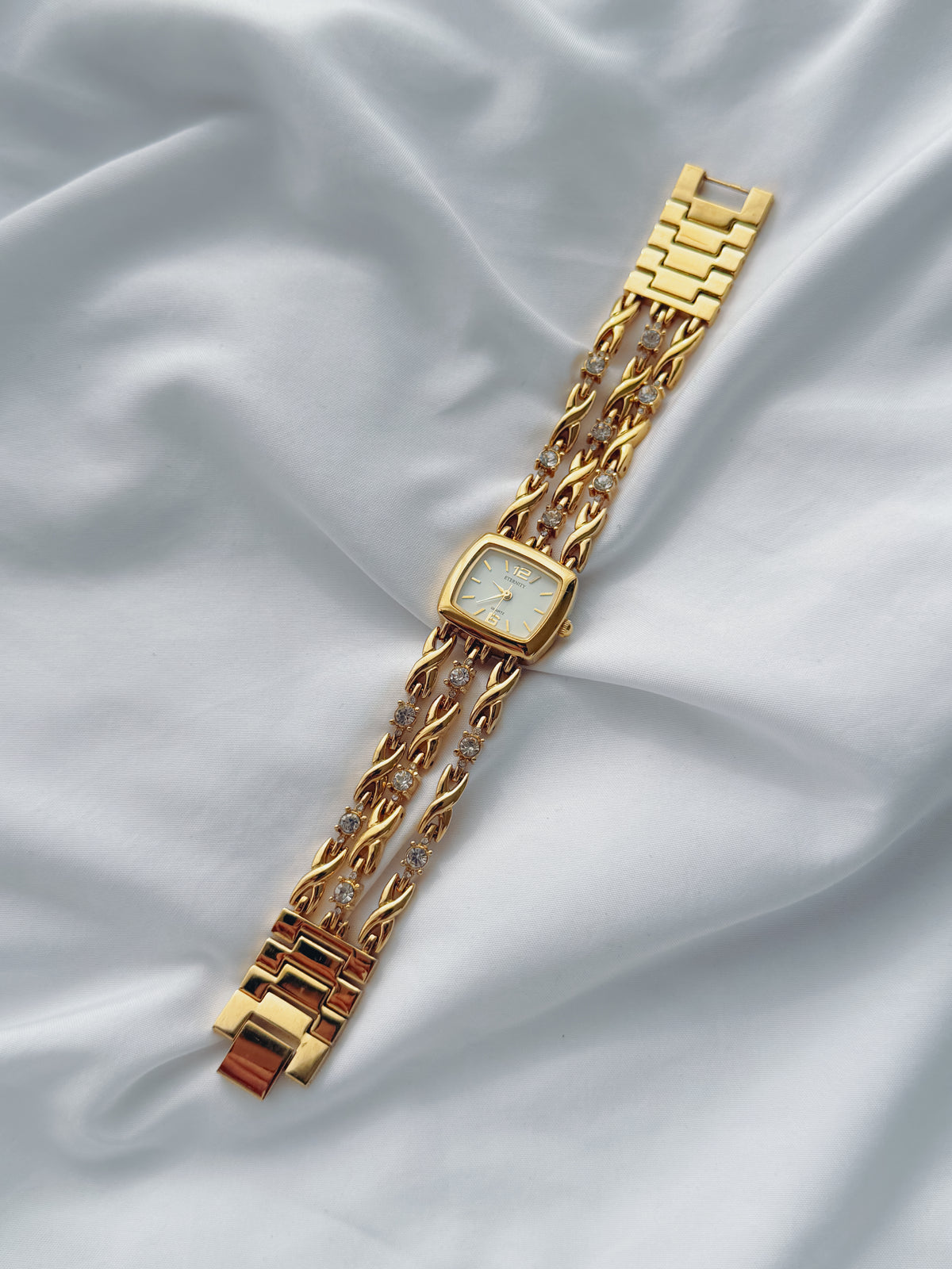 Gold - Rhinestone Watch