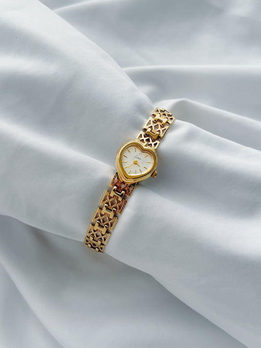 Gold - Heart-Shaped Watch