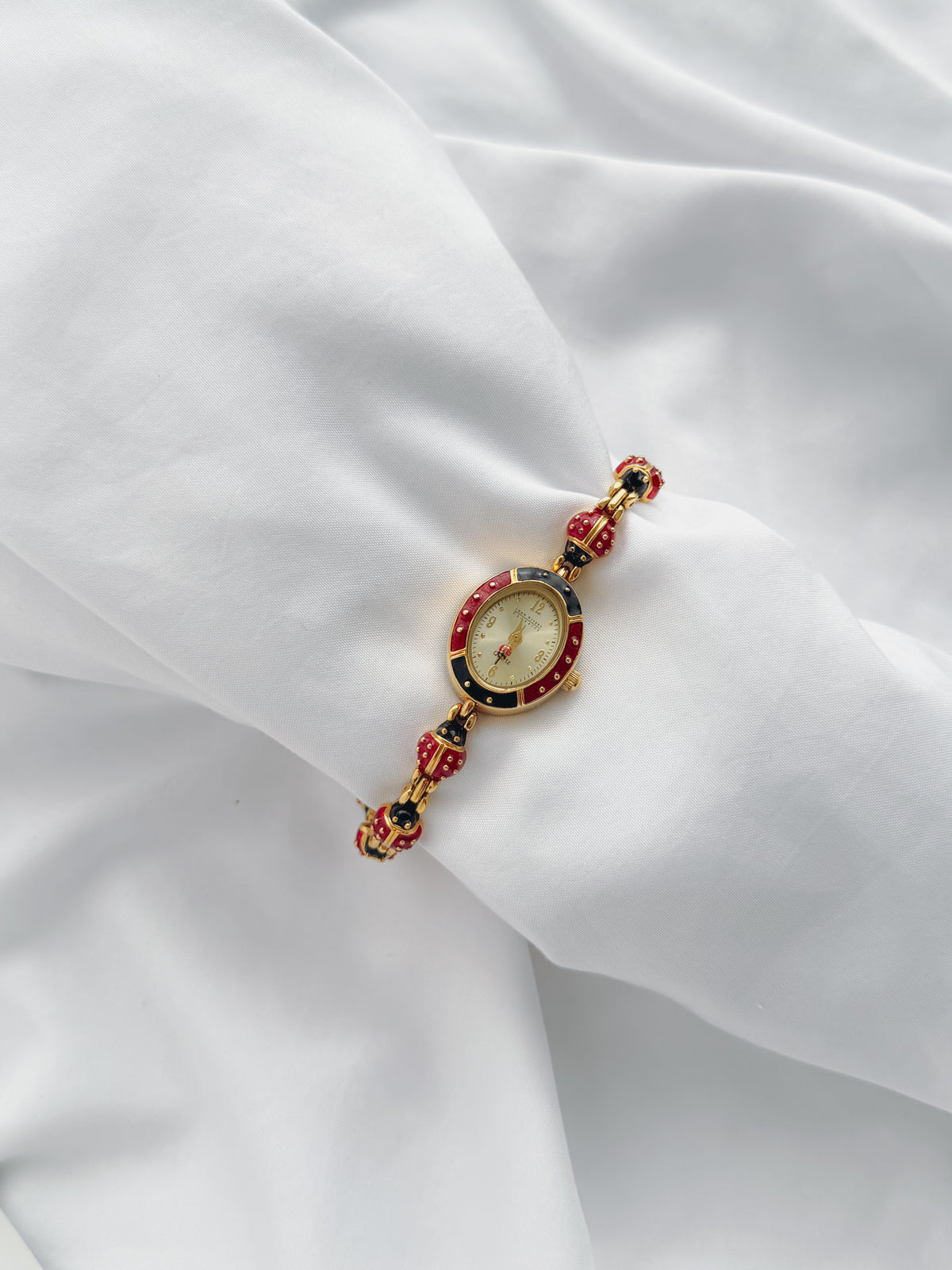 Gold - Rare Joan Rivers Ladybug Watch (1980s)