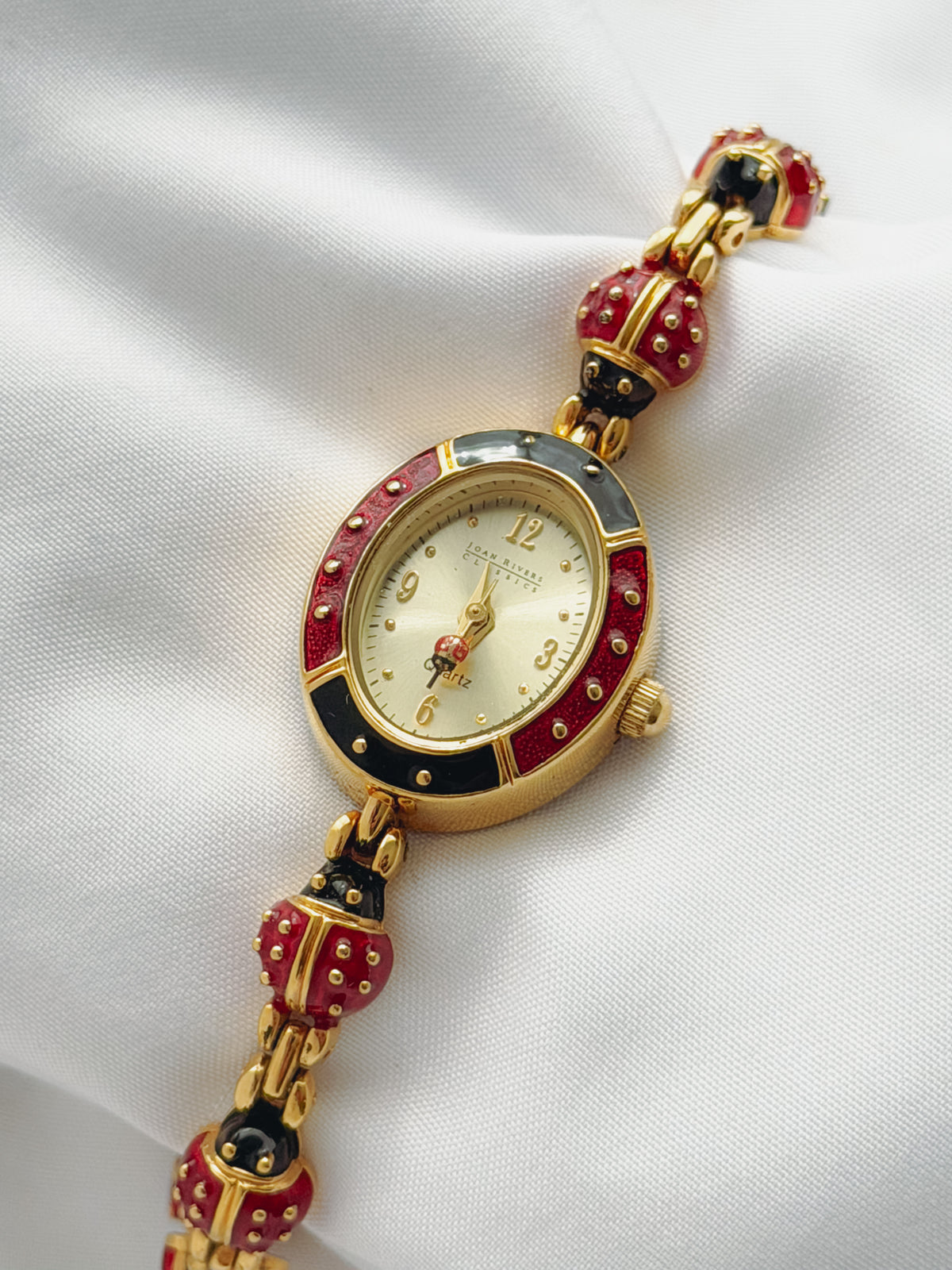 Gold - Rare Joan Rivers Ladybug Watch (1980s)
