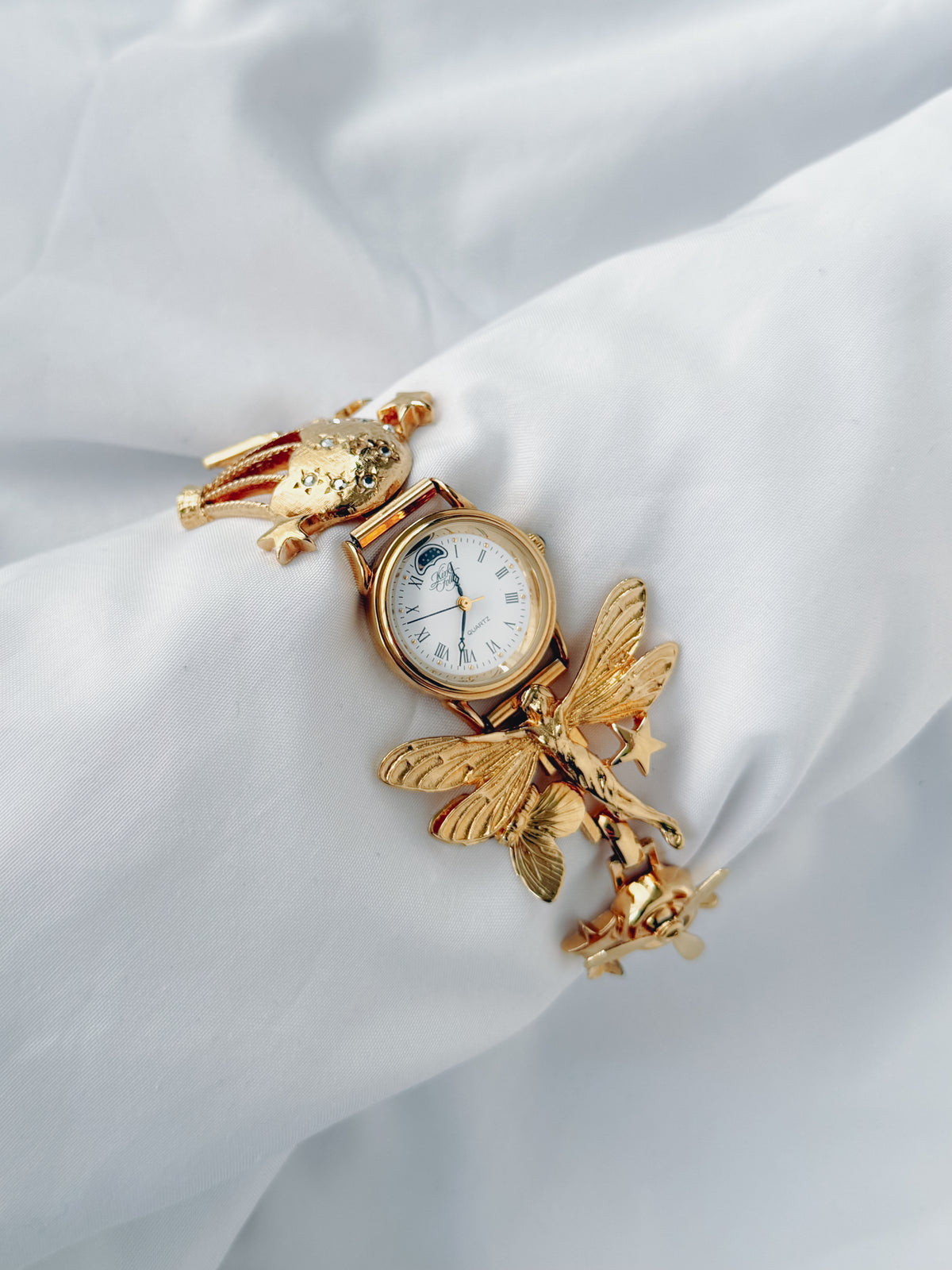 Gold - RARE 1980s Kirk's Folly Moon Phase Watch