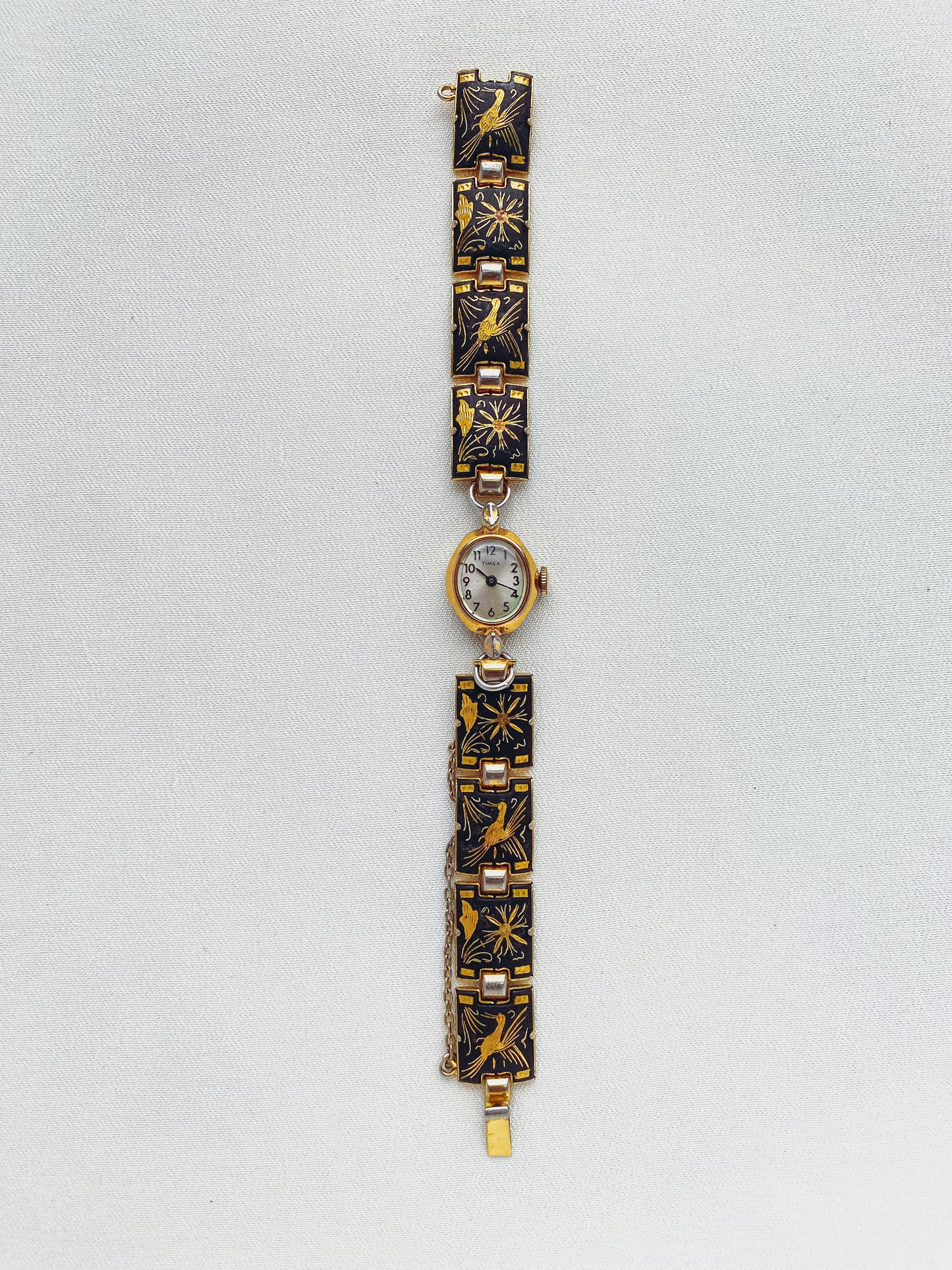 Gold - Black Damascene Watch