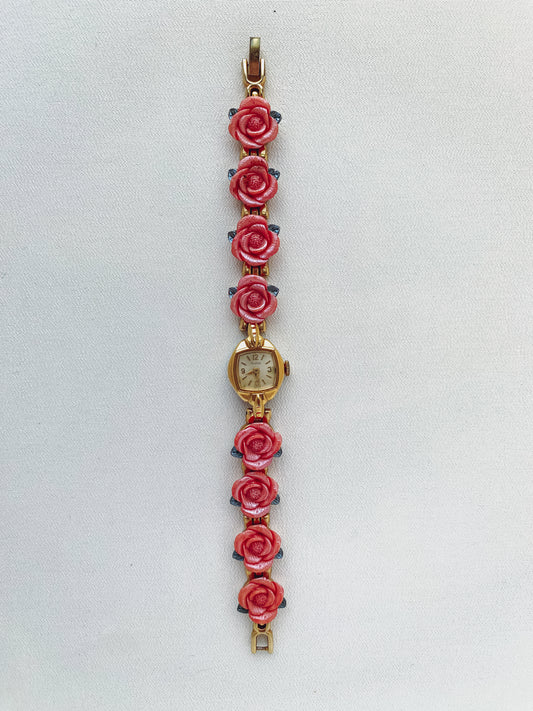 Gold - Pink Rose Watch