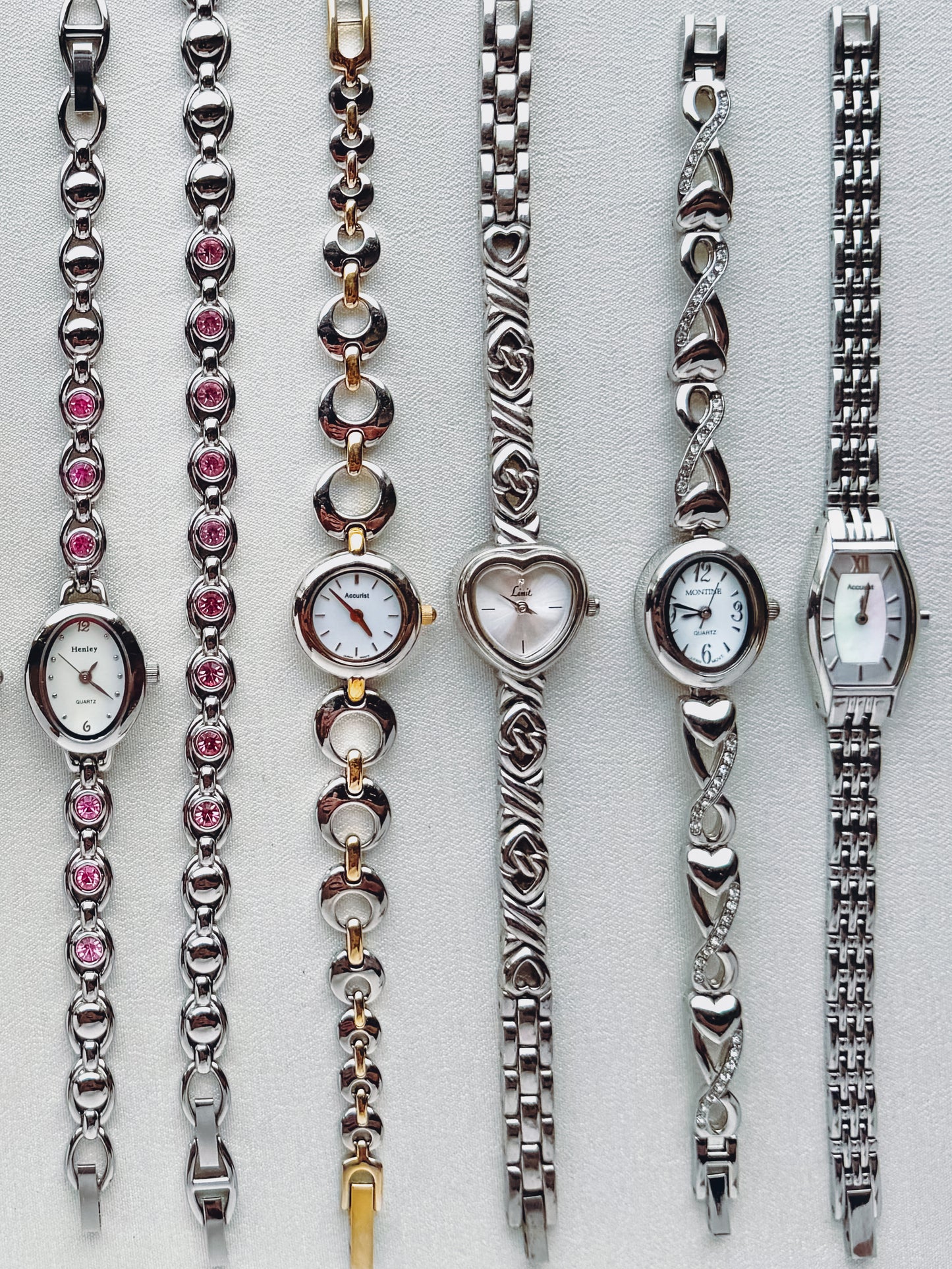 DAINTY SILVER WATCHES