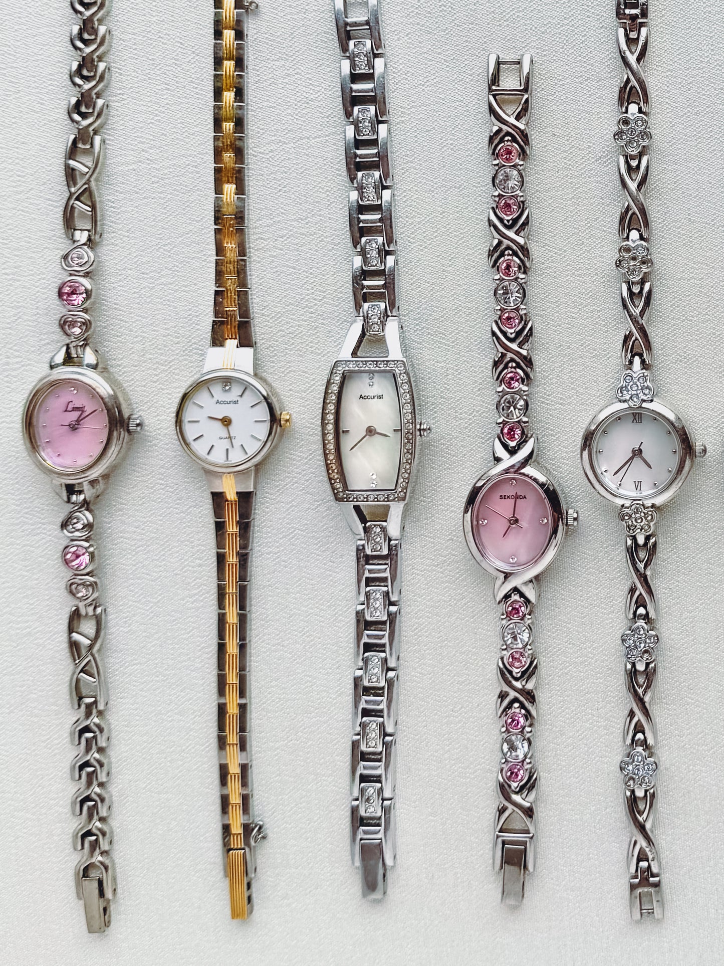 DAINTY SILVER WATCHES